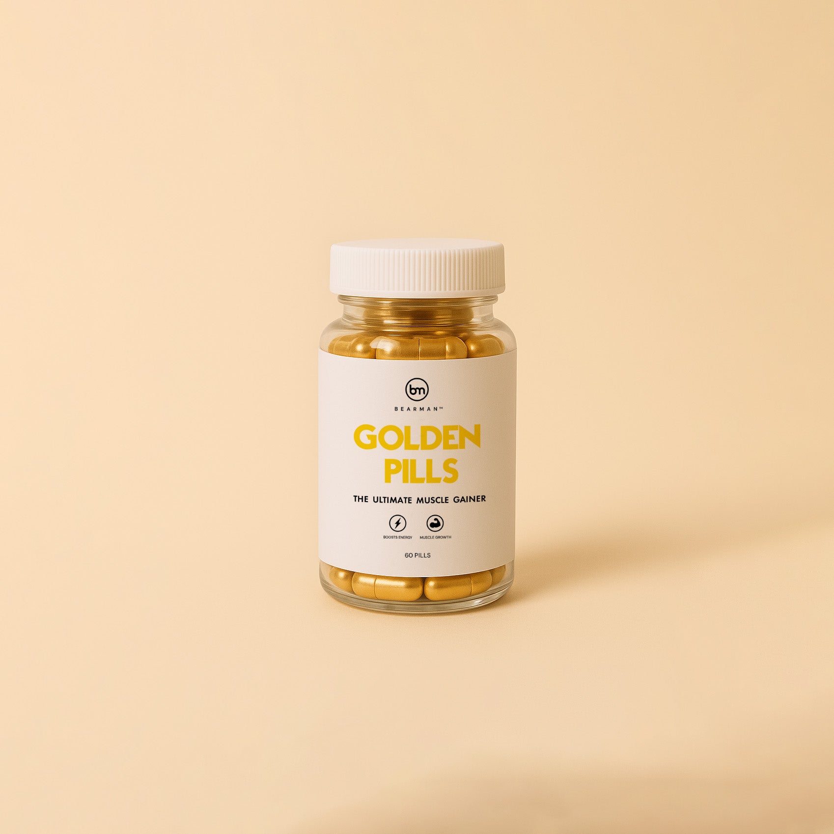 Golden Pills | Testosterone Booster - 60 Servings